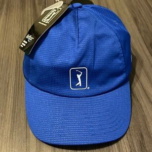 NEW WITH TAGS MENS PGA TOUR BLUE GOLF HAT ADJUSTABLE